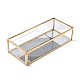 Rectangle Transparent Glass Jewellery Chest CON-I010-01G-2
