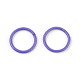 鉄オープン丸カン  紫色のメディア  10x1mm  内径：8mm X-IFIN-F149-B01-1