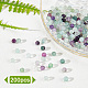 OLYCRAFT 200pcs Natural Fluorite Beads 4mm Colorful Round Fluorite Beads Round Loose Gemstones Beads Energy Stone for Bracelet Necklace Jewelry Making G-OC0002-69A-3