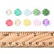 120шт 3 стиля прозрачные стеклянные бусины GLAA-FS0002-46-5