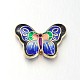 Butterfly Alloy Enamel Beads ENAM-N045-40C-1