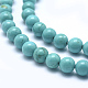 Chapelets de perles en howlite naturelle X-TURQ-G148-03-6mm-3