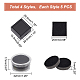 PandaHall Elite 20Pcs 4 Styles Plastic Gift Boxes CON-PH0002-76-2
