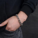 Pulsera de cadena de eslabones de calavera de aleación de estilo tibetano para hombres WG20047-01-4