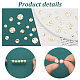 Pandahall elite 600pcs 3 styles perles d'espacement en laiton KK-PH0005-82-4