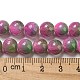 Chapelets de perles en jade naturelle teinte G-F764-02C-5