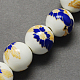 Handmade Printed Porcelain Beads PORC-Q199-12mm-04-2
