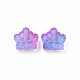 Two Tone Transparent Spray Painted Glass Beads GLAA-Q092-02-C03-3