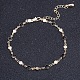Brass Enamel Link Bracelets BJEW-EE0003-13G-2