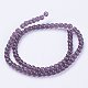 Transparent Glass Beads Strands G02Q9031-2