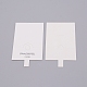 Cartes d'affichage d'anneau en carton DIY-WH0209-37A-1