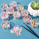 PandaHall About 10000PCS 10 Styles 3D Polymer Slices CLAY-PH0001-29-4