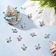 SUNNYCLUE 1 Box 20Pcs Sea Turtle Charms Stainless Steel Ocean Charms Summer Hawaii Starfish Long Live Sea Animal Charm Tortoise Charm for Jewelry Making Charms DIY Bracelet Necklace Earrings Craft STAS-SC0005-13-4