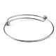 Adjustable 316 Surgical Stainless Steel Expandable Bangle Making MAK-M188-02-2