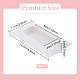 BENECREAT 30pcs 7.1x12.2x2cm Paper Pillow Candy Boxes with Rectangle Clear Window CON-WH0094-18A-2