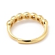 Rack Plating Brass Micro Pave Clear Cubic Zirconia Rings RJEW-E064-13G-3