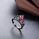 Gorgeous Brass Cubic Zirconia Finger Rings RJEW-BB23279-7A-6