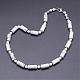 Synthetische howlite Perlen Halsketten NJEW-G912-05-1