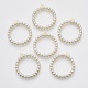 Colgantes de perlas de imitación de plástico abs PALLOY-N0149-011-1