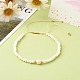 Bracelets de perles de nylon tressés réglables BJEW-JB06450-01-2