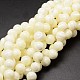 Naturali di mare shell perle fili SSHEL-K013-10mm-A-1