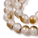 Fili di perle di vetro imitazione giada dipinti con cottura crackle DGLA-T003-10mm-09-2