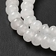 Natürliche weiße Jade perlen Stränge G-D481-17B-5