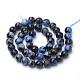 Dyed Natural Fire Crackle Agate Beads Strands G-Q462-125B-8mm-2