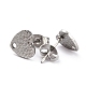 Accessoires de puces d'oreilles en 304 acier inoxydable EJEW-O104-02P-2
