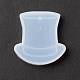 Moldes de silicona para colgante de sombrero de copa de disfraz DIY-K054-02-3