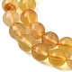 Естественный желтый флюорит бисер нитей G-F799-B03-8mm-4