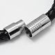 Плетеные браслеты шнур кожаный X-BJEW-I199-02-3