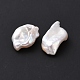 Perlas de perlas naturales keshi PEAR-P003-32-3