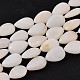 Shell normal de perles blanches de brins PBB263Y-1-3