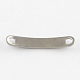 Curved Rectangle 304 Stainless Steel Blank Tag Links STAS-R071-09-2