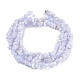 Chapelets de perles en agate avec dentelle bleue naturelle G-O187-02-2