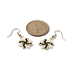 Boucles d'oreilles pendantes octagramme en perles de rocaille faites à la main EJEW-MZ00037-3