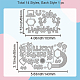 聖パトリックの日炭素鋼切削ダイスステンシル  DIYスクラップブッキング用  フォトアルバム  装飾的なエンボス紙カード  ステンレス鋼色  クローバー  103~143x69~80x0.8mm  2個/セット DIY-WH0309-1517-6