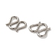 304 Stainless Steel S-hook Clasps STAS-P336-01P-2