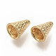 Brass Bead Cones KK-T051-34B-G-NF-2