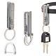 Wadorn kit de fabrication de puces porte-clés boucle de ceinture diy FIND-WR0009-10-1