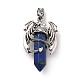 Lapis-lazuli naturelles ont fait pendentifs G-B042-04P-52-1