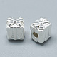 925 Sterling Silver Beads STER-T002-124S-2