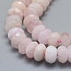 Natürliche rosa Morganit Perlen Stränge G-D0010-22B-3