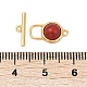 Застежки-тоглы из латуни и смолы KK-A223-32G-4
