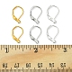 60 pièces de boucles d'oreilles à levier en laiton 3 couleurs KK-FS0001-16-6