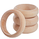 Незавершенный деревянный браслет для женщин BJEW-WH0018-17-1