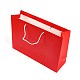 クラフト紙袋  ハンドル付き  ギフトバッグ  ショッピングバッグ  長方形  レッド  28x40x12.2cm AJEW-F005-02-D02-2