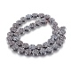 Electroplated Non-magnetic Synthetic Hematite Bead Strand G-E498-20A-02-2