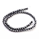 Non-Magnetic Synthetic Hematite Beads Strands HEMA-6D-2